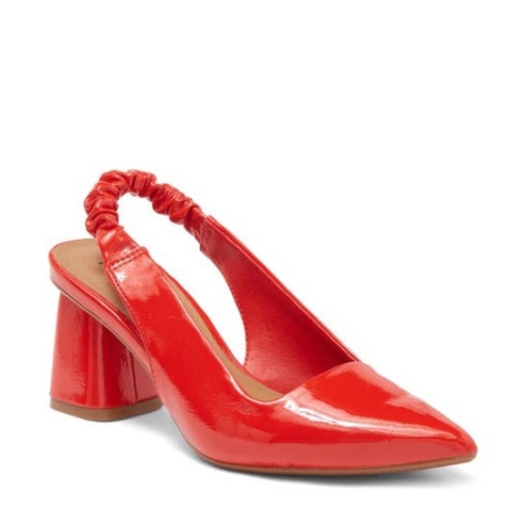 NORDSTROM RACK Janelle Slingback Pump In Red Ruby - Picture 1 of 9
